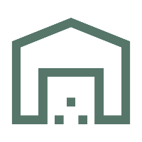 Google icon representing a warehouse