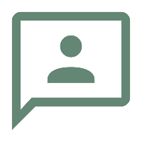 Icon of a message