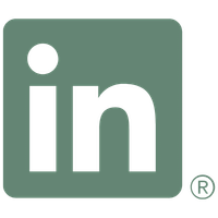 Green LinkedIn logo